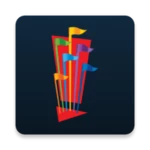 six flags android application logo